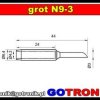 Grot N9-3 - ścięty fi 3mm