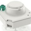 Short-stroke pushbutton, Form A (N/O), 100 mA/35 V, illuminated, green, 2.9 N, THT, 3.14.100.532/0000