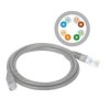 Patchcord UTP kat.5e 0,5m szary ALANTEC 551763
