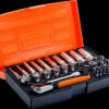 1/4 inch ratchet kit, 35 pieces, internal square, SL25L