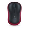 Mysz bezprzewodowa Logitech M185 910-002237 (optyczna 1000 DPI kolor czerwony)
