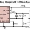 500mA Standalone Li-Ion Charger with Integrated 300mA Synchronous Buck in 3mm × 3mm DFN
