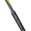 Rubber sheathed cable H05RN-F 3 G 0.75 mm², unshielded, black, 1600252