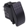 On-Off Automotive Rocker Switch DPST 10A 12-24V IP68