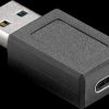 45400 SuperSpeed Adapter, USB-C > USB-A black