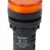 Kontrolka AD16-22DS/O-230VAC;22mm; pomarańcz.;podśw.LED230V;IP40;ONPOW