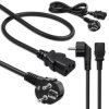 Qoltec Kabel zasilający SCHUKO IEC C13 CEE 7/7 3x0.5mm² Czysta miedź Cu 1.8m