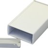 ABS/aluminum Profile enclosure, (L x W x H) 100 x 85 x 37 mm, gray, TEKAL-21/E.30