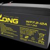 WP7.2-12A-F1 Maintenance-free lead-fleece battery, 7.2 Ah, 12 V