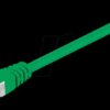 50180 Cat.5e F/UTP patch cable CCA green 1.0 m