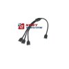 Rozgałęźnik RGB gniazdo 4pin/3gn do taśm LED