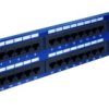 Panel 19, 48 x RJ45 UTP kat. 5e (2U) niebieski DCN/PPFA652K488C5E