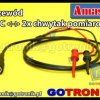 Przewód BNC - 2 x chwytak pomiarowy