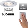 92974 Recessed luminaire Mini Nova Plus Coin, 4.2 W, 2700 K, 15°, alum