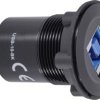 TRU COMPONENTS USB-10-BK Gniazdo do zabudowy USB złącze żeńskie do wbudowania Złącze żeńskie USB typu B na Złącze żeński