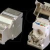 1801-2 Cat.6a keystone module, RJ45, 500 MHz, tool-free