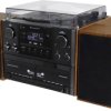 Miniwieża soundmaster MCD5600BR brązowy (drewno szlachetne matowe)