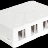 86208 Delock keystone 4-port empty enclosure