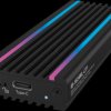 60717 External M.2 NVMe SSD enclosure, USB 3.1 Type-C - RGB