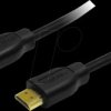 CH0005 HDMI cable, A/M to A/M, 4K/30 Hz, black, 0.5 m