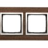 Simon 54 Nature Ramka podwójna drewno ZŁOTE WENGE DRN2/85