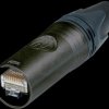 NE8MX6-B etherCON CAT6A cable connector, black