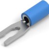 Insulated forked cable lug, 1.25-2.0 mm², AWG 16 to 14, M3.5, blue, 52463