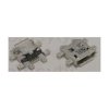 Gniazdo micro-USB 5-pin + 6-nóg montaż środkowy / 0342