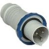 Przemysłowa wtyczka przenośna, prosta, 63A, 2p+E, 200..250 V AC, IP 68 81378
