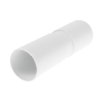 Złączka prosta kielichowa do rur PVC 18 biała