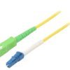 Sca-Lcu/Os2-100Yl Patch Cord Światłowodowy Os2 Lc/Upc,Sc/Apc 10M Lszh Żółty