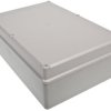 ABS enclosure, (L x W x H) 279.9 x 189.7 x 95.45 mm, light gray, IP67, 4U63281910019