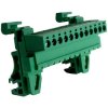 Camblock Plus CTBPD96HG/12FL 5mm DIN Rail Mount Horiz Male Flanged T/Block 12p