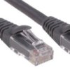 Kabel kategorii 6, Szary, Wtyk RJ45/męski RJ45dł.: 1m, mat. koszulki: LSZH