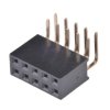 Gniazdo PCB 10 -pinowe 2 -rzędowe raster: 2.54mm typu płytka – płytka Kąt Proste Przewlekany