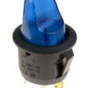 Fat illuminated Blue Toggle Switch SPST 12V