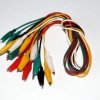Krokodylki - 10 kabli w różnych kolorach