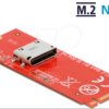 64106 M.2 Key M to 1 x OCuLink SFF-8612 Converter