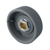 Pokrętło potencjometru oś: 6mm średnica: 33mm Wałek okrągły Szary OKW