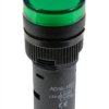 Green 16mm LED Pilot Indicator Light 220V