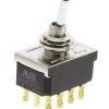Przełącznik Wł.-wł. średnica wycięcia 6.2mm 4PDT TE Connectivity Montaż panelowy długość przełącznika 10.5mm