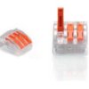 ZŁĄCZKA DO PRZEWODÓW ZATRZASKOWA 0,2-4,0mm2 PC-233 3GNIAZDA (1szt.)