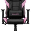 Fotel gamingowy COUGAR Gaming ARMOR Elite Eva PC z wyściełanym siedziskiem, czarny, różowy