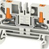 Through terminal block, push-in connection, 2.5 mm², 24 A, 8 kV, light gray, 2847300000