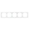 Ramka pięciokrotna biała BMRC5/11 Kontakt-Simon Basic Neos