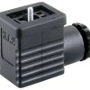 Złącze czarny GM 209 NJ Ilość styków:2 + PE Hirschmann Zawartość: 1 szt.
