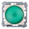 Simon 54 Sygnalizator świetlny LED zielone światło kremowy DSS3.01/41