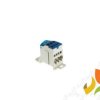 Blok rozdzielczy 1-biegunowy 80A Al/Cu TH35 niebieski UKK-80 49.580 ELEKTRO-PLAST