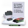 Show-me SQB10A A4 Gridded Mini Whiteboards, Small Pack, 10 Sets