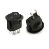 PRZEŁĄCZNIK KLAWISZOWY KCD062 3A 250V ON-OFF CZARNY MINI (PRZEL-KCD062)